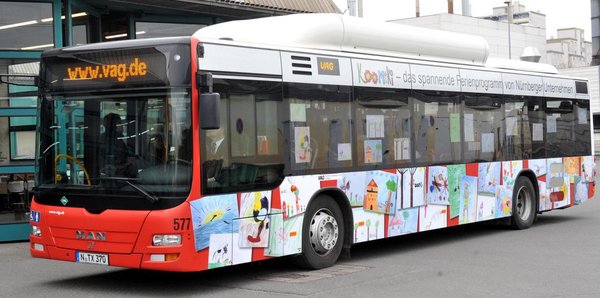 Abbildung 1: KooMiKi-Bus der VAG Verkehrs-Aktiengesellschaft (Bild: Claus Felix)